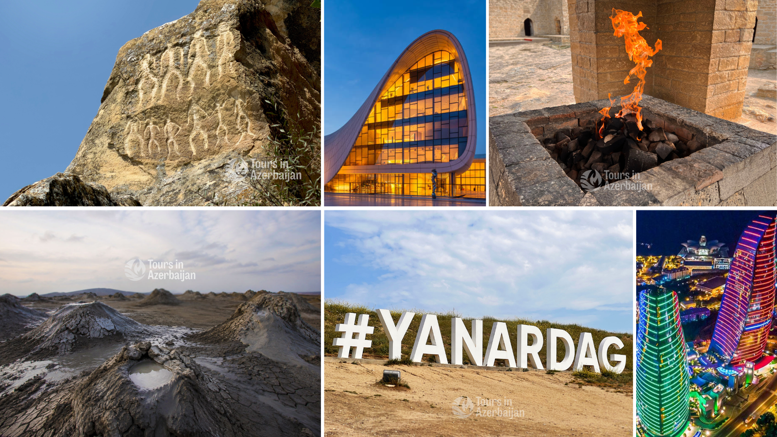 Gobustan-Absheron-Evening Baku Tour: From the Stone Age to Neon Lights